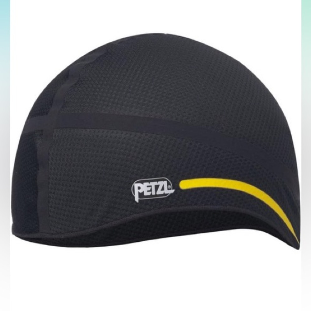PETZL, Unisex Adult HAT Liner 1 Helmet, Black/Yellow.